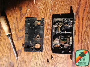 This is a mortise lock in good condition.